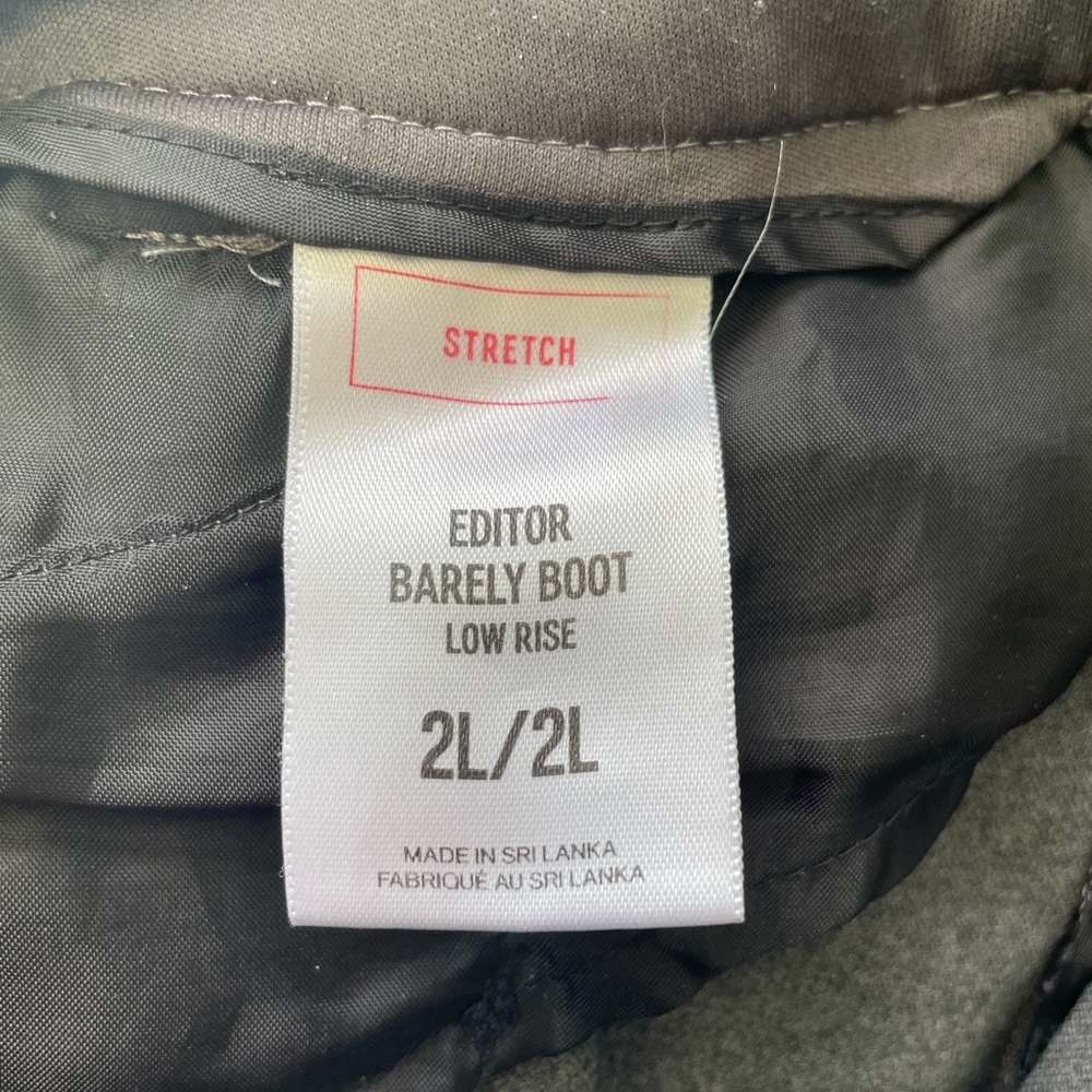 Express Women’s Editor Barely Boot Pants Size 2l - image 2